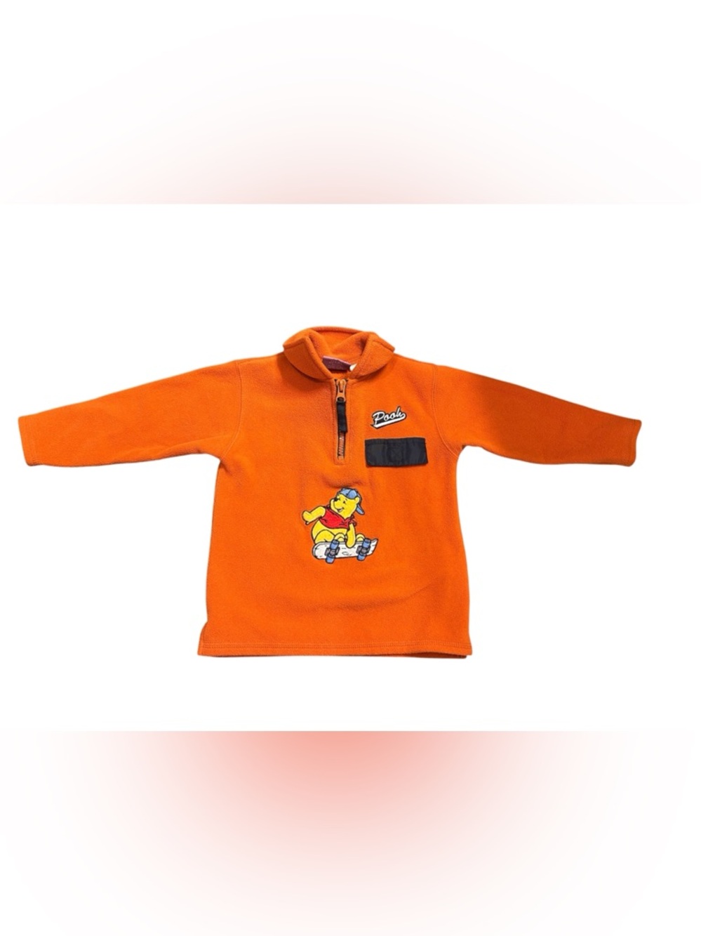 Vintage Kids Winnie the Pooh Quarter Zip Fleece – Size 24 Months 🍯
